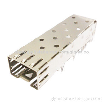 SFP 1 x 1 Shell Press Fit Connector, 180N Module Retention
